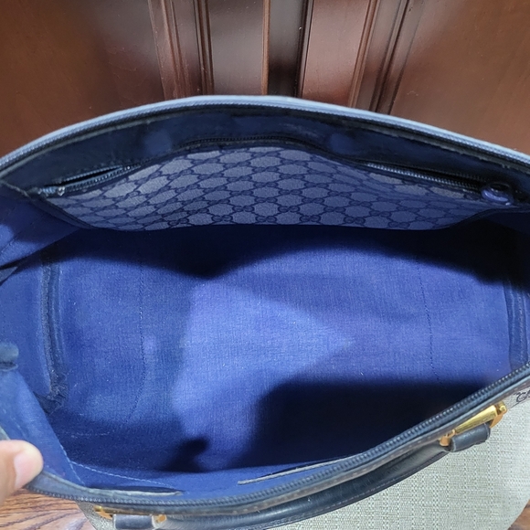 Beautiful Gucci Supreme Web Ophidia Large 2 Way Satchel .. Authentic..w/COA.. - Picture 8 of 16